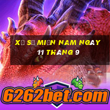 xổ số miền nam ngày 11 tháng 9