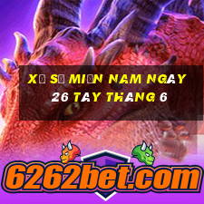 xổ số miền nam ngày 26 tây tháng 6