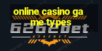 online casino game types