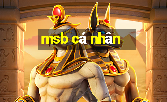 msb cá nhân