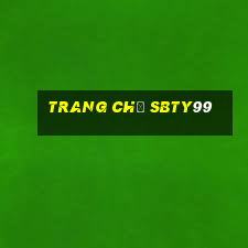 Trang Chủ Sbty99