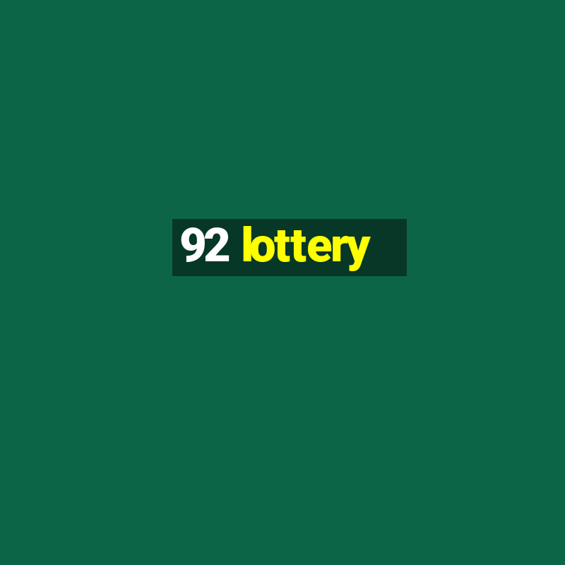 92 lottery