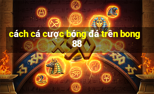 cách cá cược bóng đá trên bong88