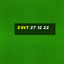 xsvt 27 12 22