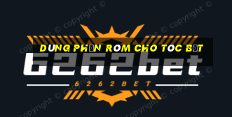 dùng phấn rôm cho tóc bết