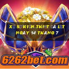 xổ số kiến thiết đà lạt ngày 14 tháng 7