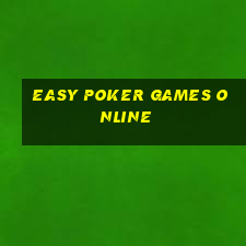 easy poker games online