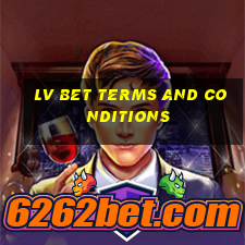 lv bet terms and conditions