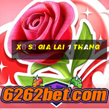 xổ số gia lai 1 tháng