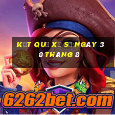 kết quả xổ số ngày 30 tháng 8