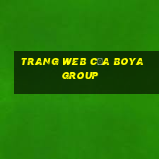 Trang web của Boya Group