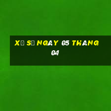 xổ số ngày 05 tháng 04