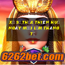 xổ số thừa thiên huế ngày mười lăm tháng tư