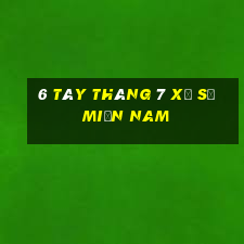 6 tây tháng 7 xổ số miền nam