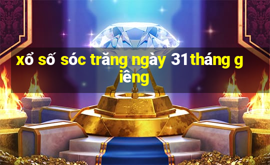 xổ số sóc trăng ngày 31 tháng giêng