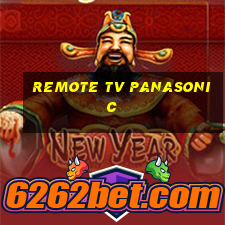 remote tv panasonic