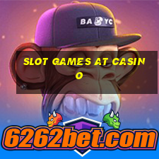 slot games at casino