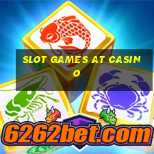 slot games at casino