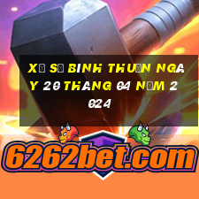 xổ số bình thuận ngày 20 tháng 04 năm 2024