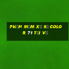 Phần mềm xổ số Color 71 Tải về