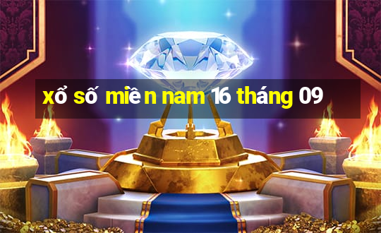 xổ số miền nam 16 tháng 09