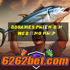 bbgames Phiên bản web Đăng nhập