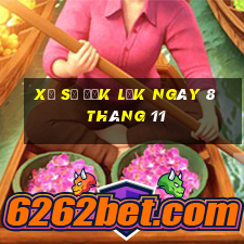 xổ số đắk lắk ngày 8 tháng 11