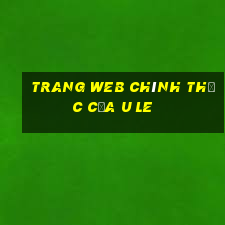 Trang web chính thức của u Le