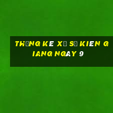 Thống kê Xổ Số kiên giang ngày 9