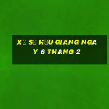 xổ số hậu giang ngày 6 tháng 2