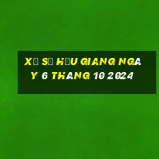 xổ số hậu giang ngày 6 tháng 10 2024