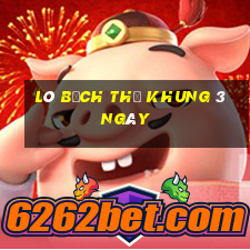 lô bạch thủ khung 3 ngày