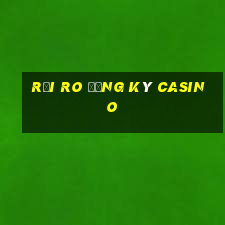 Rủi ro đăng ký casino