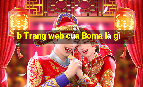 b Trang web của Boma là gì