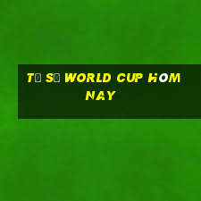 tỷ số world cup hôm nay