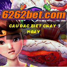 cau dac biet chay 3 ngay