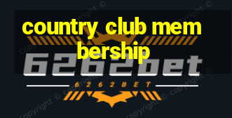 country club membership