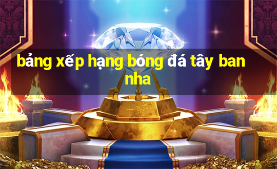 bảng xếp hạng bóng đá tây ban nha