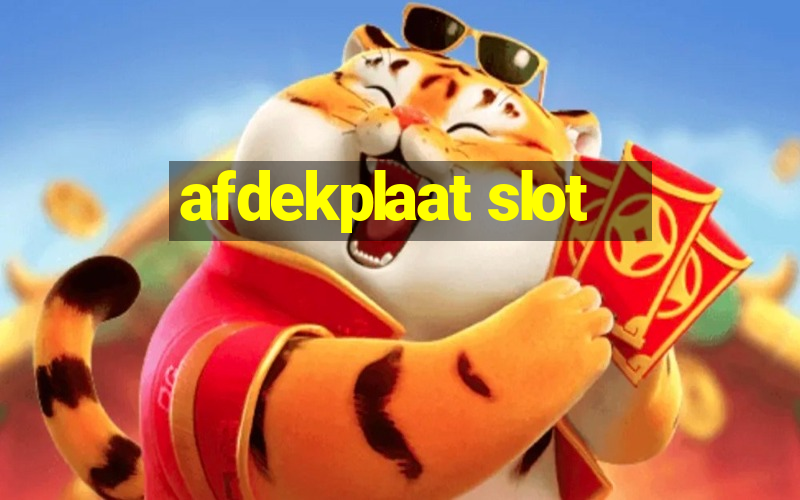 afdekplaat slot