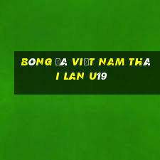 bóng đá việt nam thái lan u19