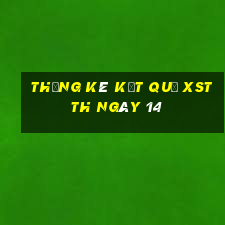 THỐNG KÊ KẾT QUẢ XSTTH ngày 14