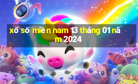 xổ số miền nam 13 tháng 01 năm 2024