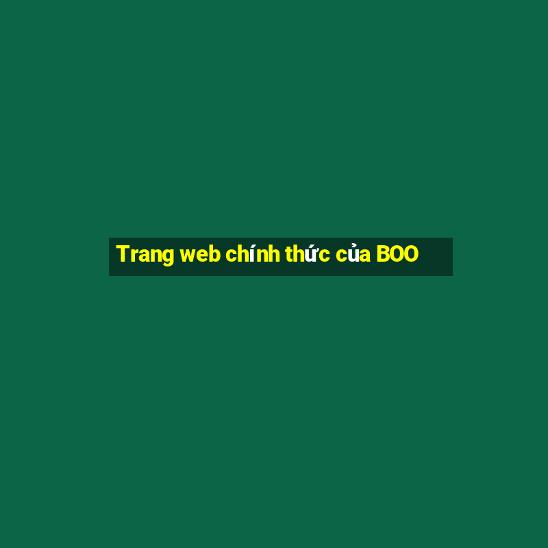 Trang web chính thức của BOO