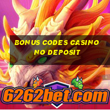 bonus codes casino no deposit