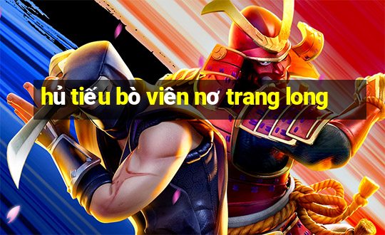 hủ tiếu bò viên nơ trang long