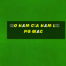 đạo hàm của hàm lượng giác