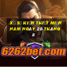 xổ số kiến thiết miền nam ngày 28 tháng 8