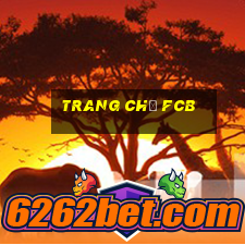 Trang Chủ Fcb