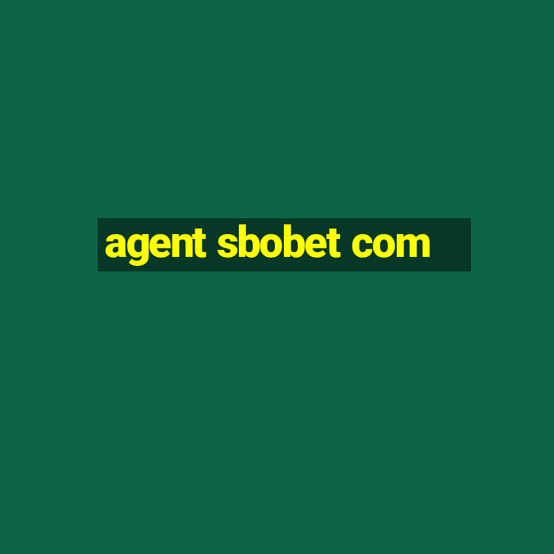 agent sbobet com