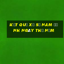 Kết quả xổ số Nam Định ngày thứ năm